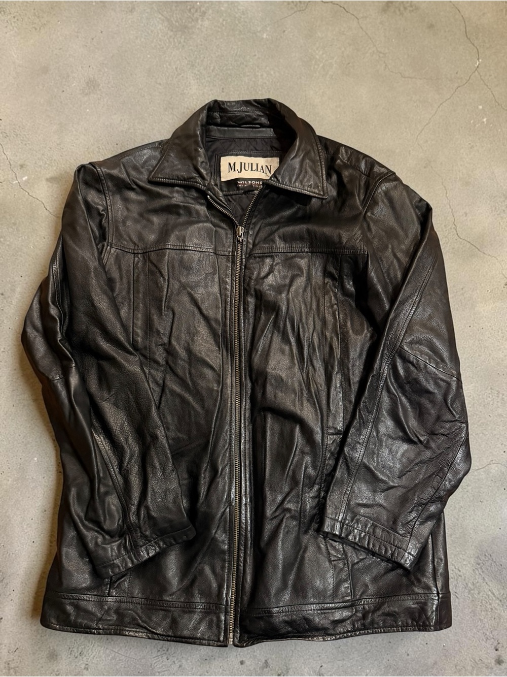 Vintage 80s/90s M Julian Wilson Leather Jacket